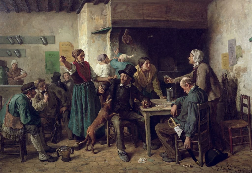 Il lunedì all'osteria, 1858 - Washington University, St. Louis
